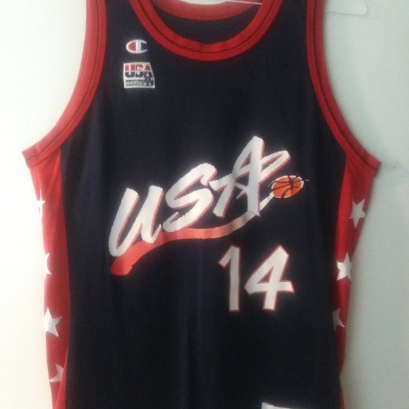 96 Glenn Robinson Team USA Olympic Jersey by Champ - Picture 1 of 9